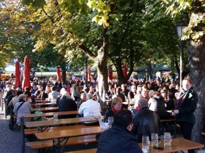 Foto: Biergarten Viktualienmarkt